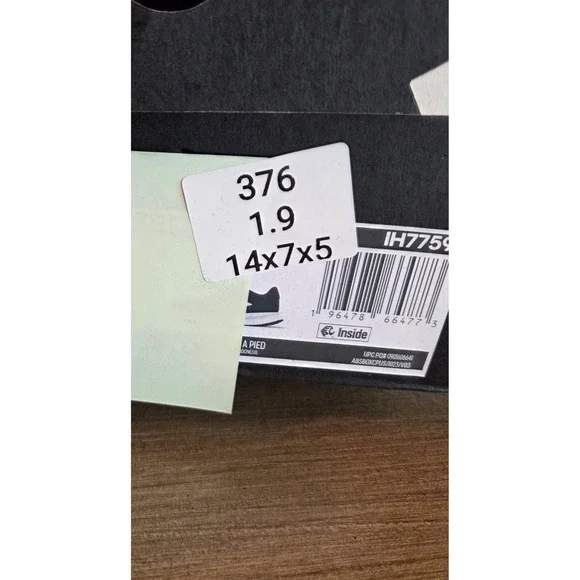 Adidas Runfalcon 5 W Running Shoes Women 7 Black White Cloudfoam IH7759 Athletic - Picture 10 of 10